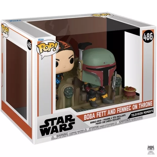 Boba Fett & Fennec on Throne Funko Pop! figure (The Mandalorian (Star Wars))