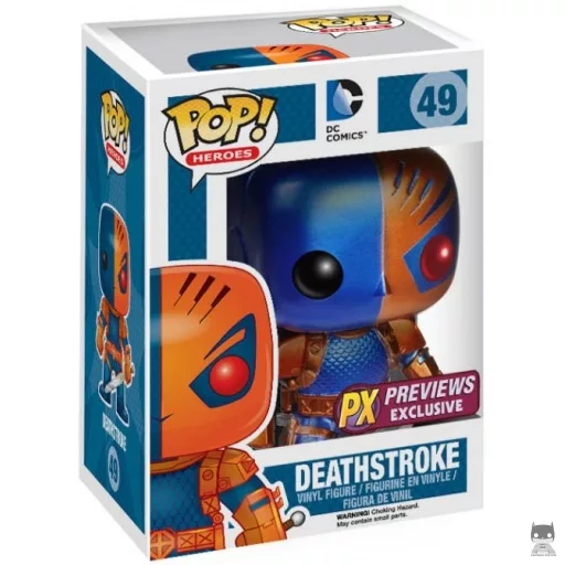 Deathstroke (Metallic) Funko Pop! figure (Previews PX)