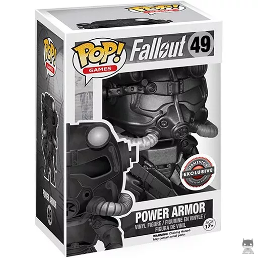 Power Armor (Black & White) Funko Pop! figure (Fallout)