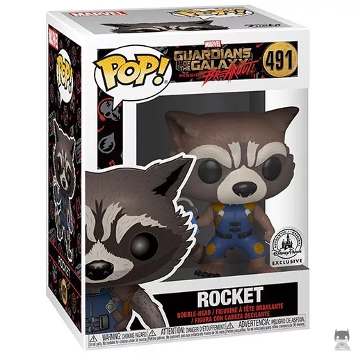 Rocket (Mission Breakout) Funko Pop! figure (Disney Parks)