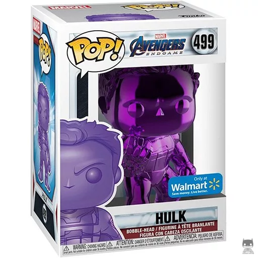 Hulk (Purple & Chrome) Funko Pop! figure (Avengers: Endgame)