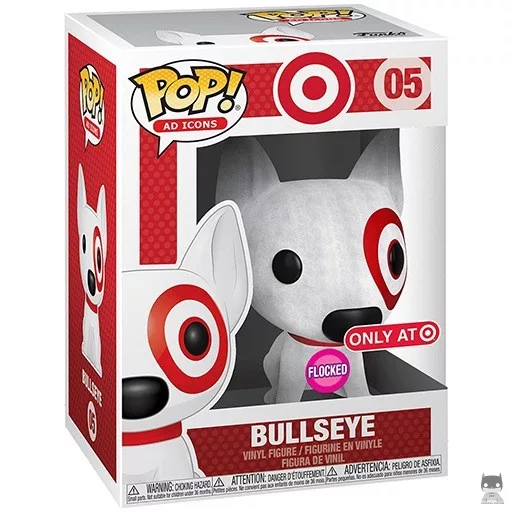 Bullseye (Flocked) Funko Pop! figure (Ad Icons)