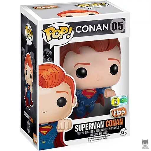 Conan O'Brien as Superman Funko Pop! figure (Conan O'Brien)