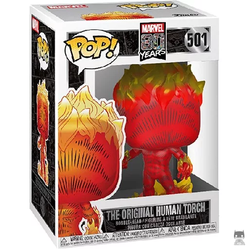 The Original Human Torch Funko Pop! figure (Marvel 80 Years)