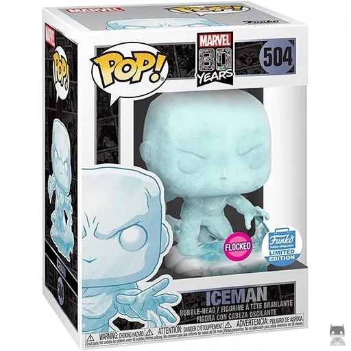 Iceman (Flocked) Funko Pop! figure (Marvel 80 Years)