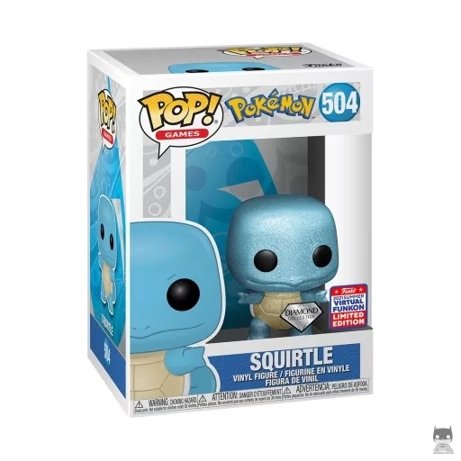 Squirtle (Diamond Glitter) Funko Pop! figure (Pokémon)