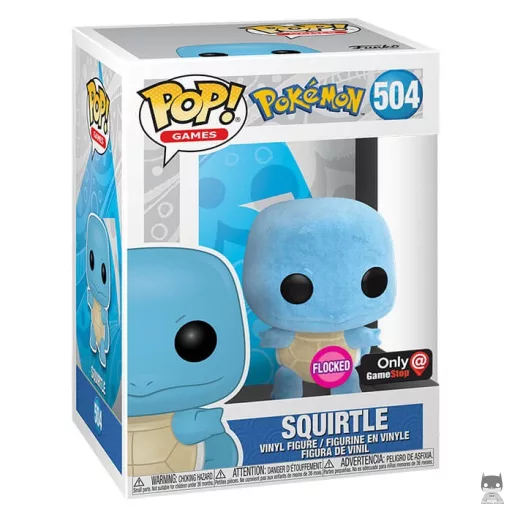 Squirtle (Flocked) Funko Pop! figure (Pokémon)