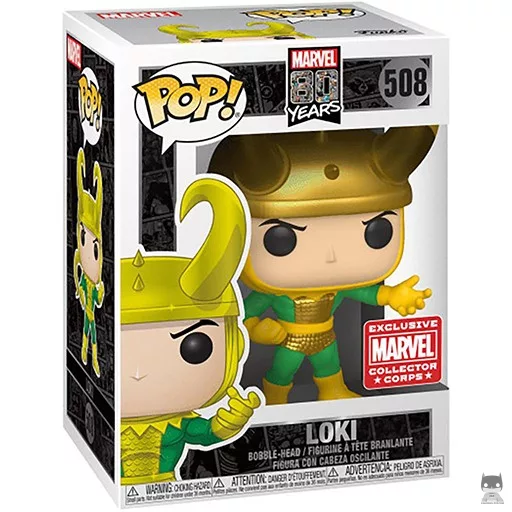 Loki Funko Pop! figure (Marvel 80 Years)