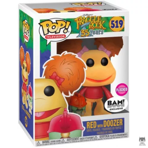 Red (with Doozer) (Flocked) Funko Pop! figure (Fraggle Rock)