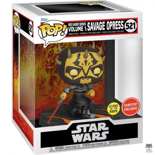 Red Saber Series Volume 1: Savage Opress (Glow in the Dark) Funko Pop! figure (Star Wars: Episode III, Revenge of the Sith)