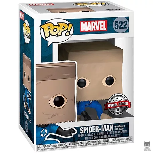 Spider-Man (Bombastic Bag-Man) Funko Pop! figure (Walgreens)