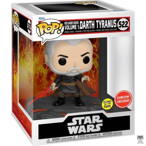 Red Saber Series Volume 1: Darth Tyranus (Glow In The Dark) Funko Pop! figure (Star Wars: Episode III, Revenge of the Sith)