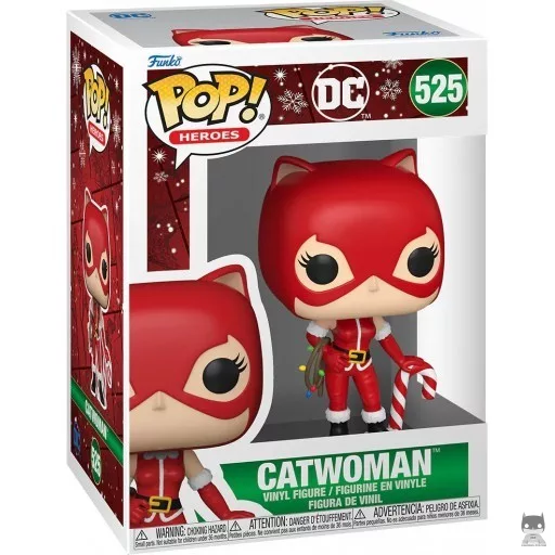 Catwoman with Candy Cane (Holiday) Funko Pop! figure (DC Super Heroes)