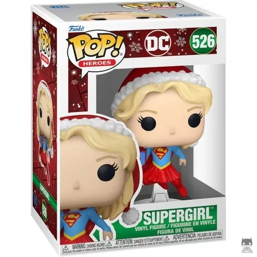 Supergirl with Gift ( Holiday) Funko Pop! figure (DC Super Heroes)