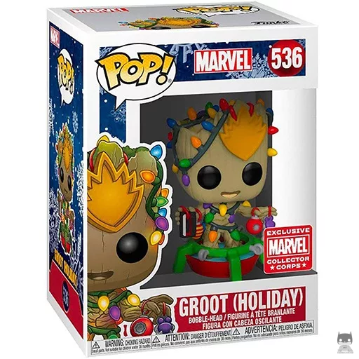 Groot (Holiday) Funko Pop! figure (Marvel Collector Corps)