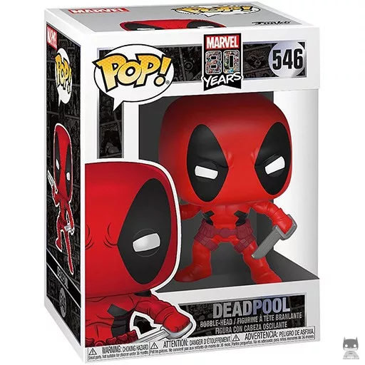 Deadpool Funko Pop! figure (Marvel 80 Years)