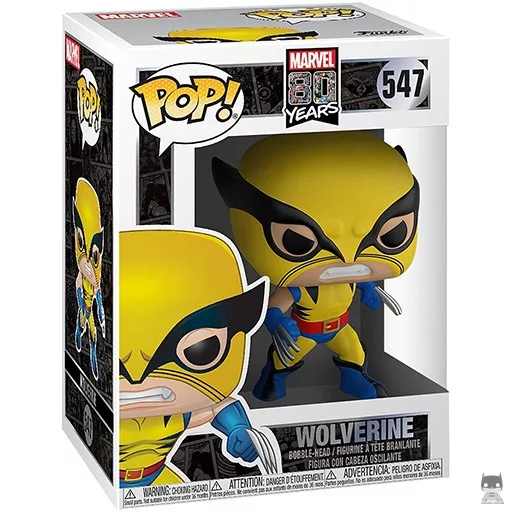 Wolverine Funko Pop! figure (Marvel 80 Years)