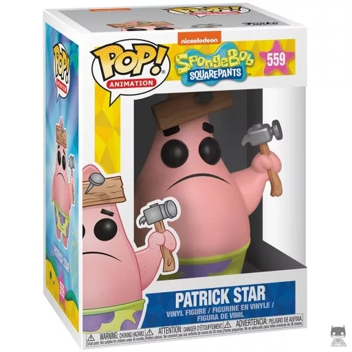 Patrick Star with hammer Funko Pop! figure (SpongeBob SquarePants)