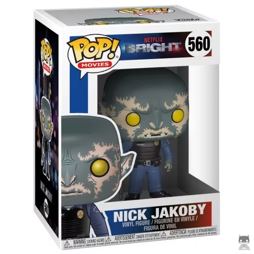 Nick Jakoby with Gun Funko Pop! figure (Bright)