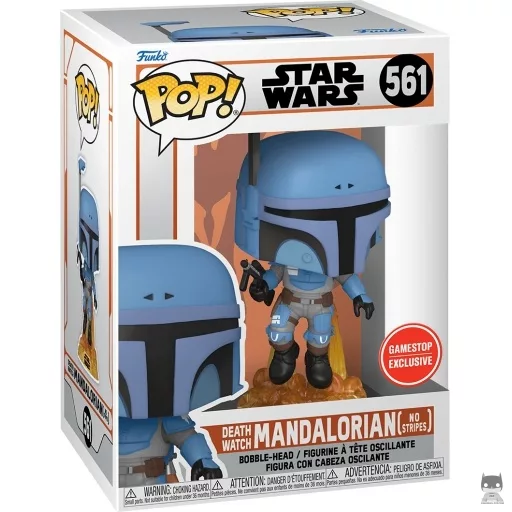 Death Watch Mandalorian (No Stripes) Funko Pop! figure (The Mandalorian (Star Wars))