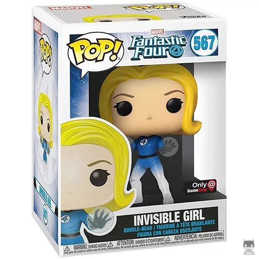 Invisible Girl (Translucent) Funko Pop! figure (Fantastic Four)