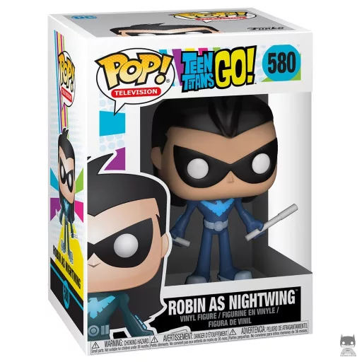 Robin as Nightwing Funko Pop! figure (Teen Titans Go!)