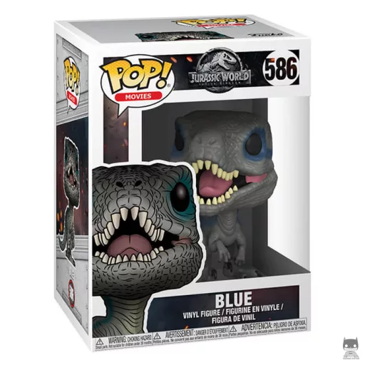 Blue Funko Pop! figure (Jurassic World Fallen Kingdom)