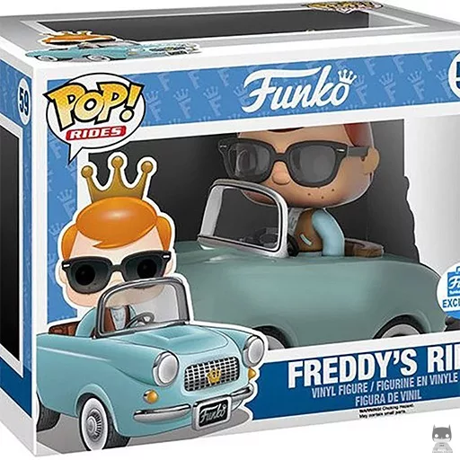 Freddy Funko with Ride (Blue) Funko Pop! figure (Funko Shop)