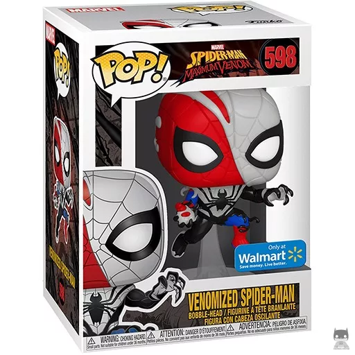 Venomized Spider-Man Funko Pop! figure (Spider-Man: Maximum Venom)