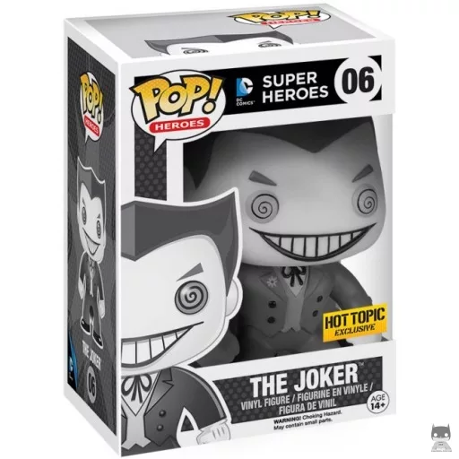 The Joker (Black & White) Funko Pop! figure (Hot Topic)