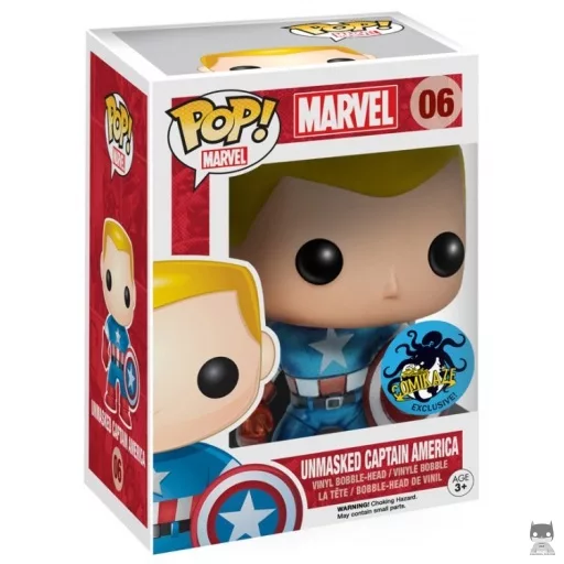 Captain America (Metallic) Funko Pop! figure (Marvel Comics)