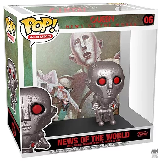 Queen : News of the World (Metallic) Funko Pop! figure (Queen)