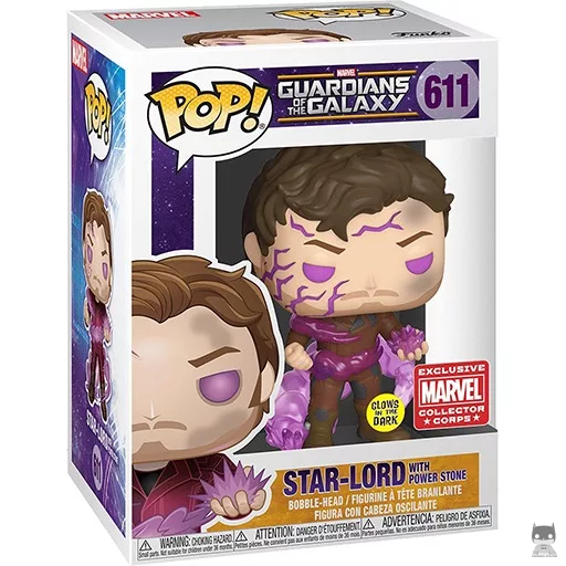 Star-Lord with Power Stone Funko Pop! figure (Marvel Collector Corps)