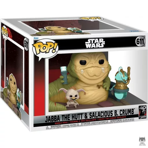 Jabba The Hutt & Salacious B. Crumb Funko Pop! figure (Star Wars: Episode VI, Return of the Jedi)