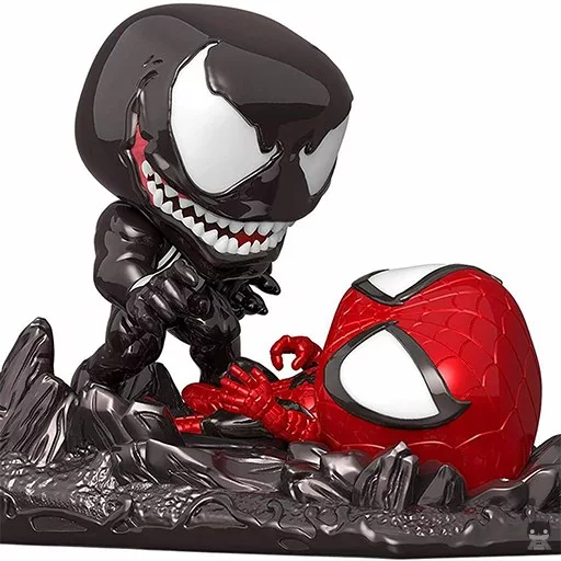 Venom vs Spider-Man (Metallic) Funko Pop! figure (Previews PX)