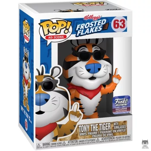 Tony the Tiger with sunglasses Funko Pop! figure (Funko Hollywood)