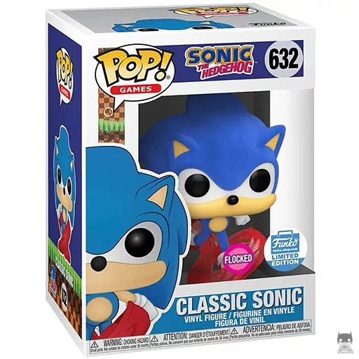 Classic Sonic (Flocked) Funko Pop! figure (Sonic The Hedgehog)