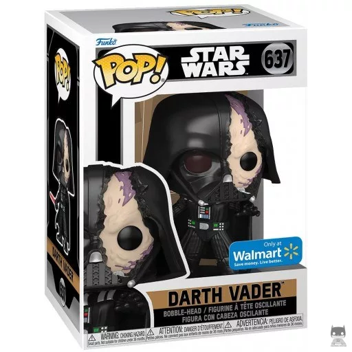 Darth Vader with Damaged Helmet Funko Pop! figure (Star Wars: Obi-Wan Kenobi)