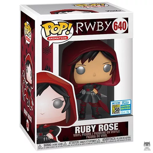 Ruby Rose with Hood Funko Pop! figure (RWBY)