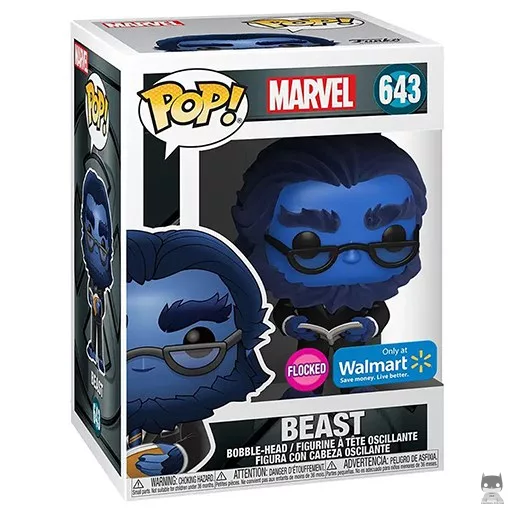 Beast (Flocked) Funko Pop! figure (Marvel Comics)
