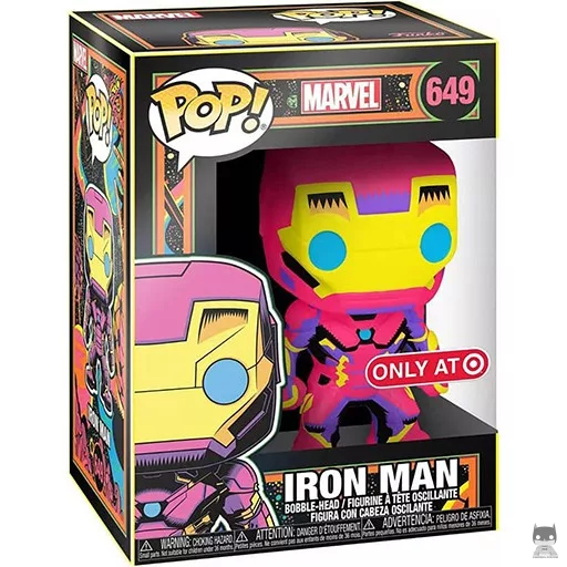 Iron Man (Blacklight) Funko Pop! figure (Marvel Comics)