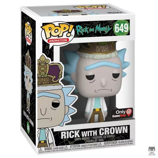 Rick with Crown Funko Pop! figure (Rick and Morty)