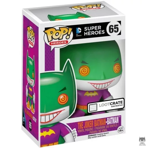 Batman as The Joker Funko Pop! figure (Loot Crate)