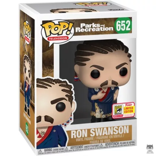 Ron Swanson (with Cornrows) Funko Pop! figure (Parks and Recreation)