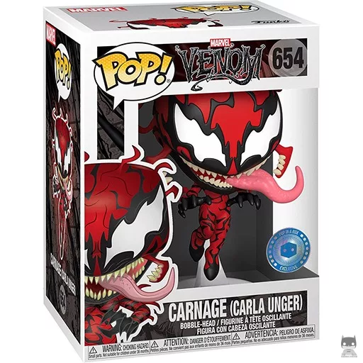 Venomized Carnage (Carla Unger) Funko Pop! figure (Pop In A Box)
