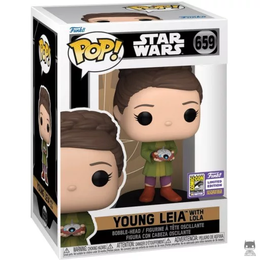 Young Leia with Lola Funko Pop! figure (Star Wars: Obi-Wan Kenobi)