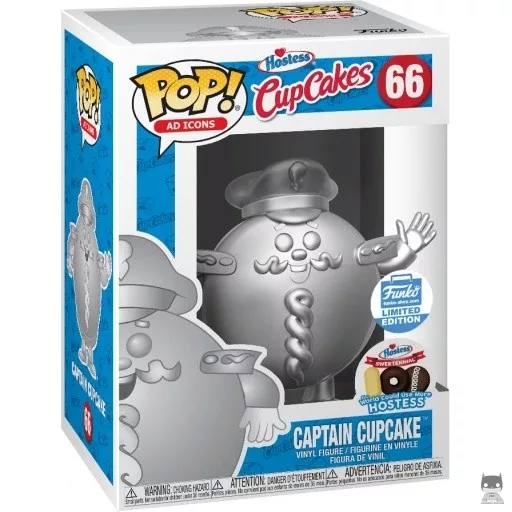 Captain Cupcake (Platinum) Funko Pop! figure (Ad Icons)