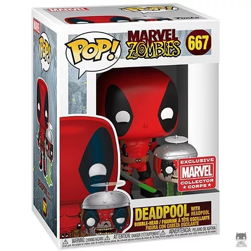 Deadpool with Headpool Funko Pop! figure (Marvel Zombies)