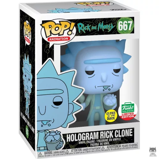Hologram Rick Clone Funko Pop! figure (Rick and Morty)