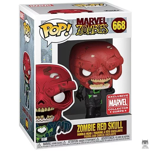 Zombie Red Skull Funko Pop! figure (Marvel Zombies)